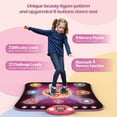 8 Buttons Light Up Dancing Mat 6 Game Modes with Bluetooth & Builtin 9