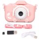 thumbnail image 2 of Cámara de juguete para niños, cámara digital para selfies, cámara de video de 20 MP con función MP3 para niños mayores de 3 años, color rosa, con tarjeta de memoria de 32 G y lector de tarjetas, 2 of 15