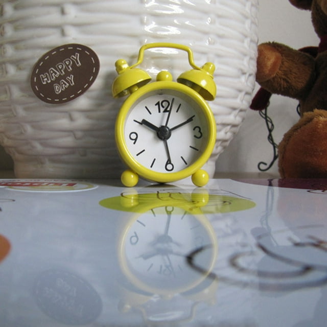 Clock Cute Small Alarm Metal Alarm Clock Small Electronic Mini Clock Temperature Probe for Cooking Speed Stack Timer Kids Timer Stopwatch New Year Countdown Retro Clock Timer Kid Timer Visual