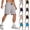 Light Gray, variant on OIOLOYJM Men's Swim Trunks Quick Dry Lightweight Stretch Vacation Running Board Shorts with Zipper Pockets Summer Vacation Gym Workout Beach Shorts Bathing Suits No Mesh Liner Light Gray L