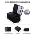 thumbnail image 3 of Mochila de viaje LOVEVOOK Travel Carry on de 40 litros con 3 cubos, color negro, 3 of 8