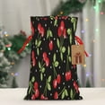 thumbnail image 5 of Xecao Sweet Red Cherry Print Burlap Gift Bags with Drawstring and Gift Tags, Gift Bags, Burlap Bags, Jute Bags for Party, Christmas, DIY Craft Bags-Small, 5 of 9