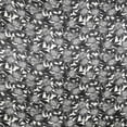 thumbnail image 2 of Zelouf Printed Charmeuse , Sewing, DIY, Crafts Fabric by the Yard, Black/ivory, 3 Yard, 2 of 2
