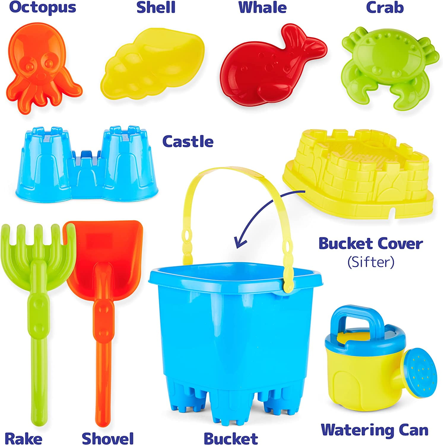 Generic Kids Toys Set Watering Can Castle Travel Toys For Kids And 25Pcs