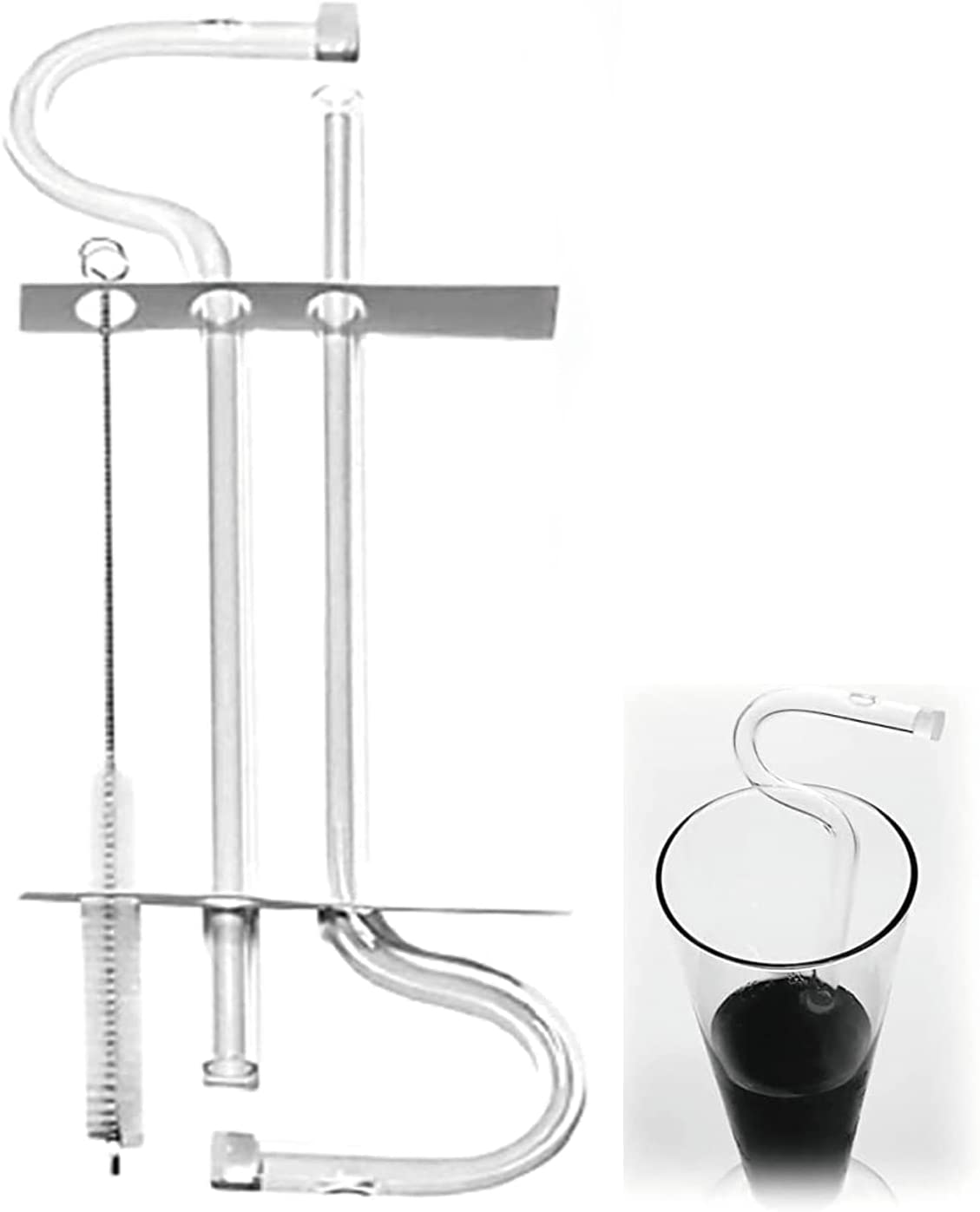 Anti Wrinkle Straw, Anti lip wrinkle straw with cleaning Brush, flute