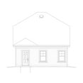 thumbnail image 3 of 763-1130: Narrow lot Small & affordable 3 Bed, 3 Bath Luxury Home Plan, 1769 Sq Ft: Full Blueprints with License to Build by Home Plan Marketplace - Lesuto, 3 of 5