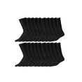 thumbnail image 1 of Calcetines Para Trabajo 100 % Algodon 12 Pares, Negro, 1 of 2