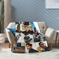 thumbnail image 6 of Blanket Tom Actors Ellis Throw Flannel Blankets Warm Soft Cozy Fuzzy Air Conditioning Blanket for Living Room Sofa Bed Gift Blankets for All Seasons 50"x60", 6 of 6