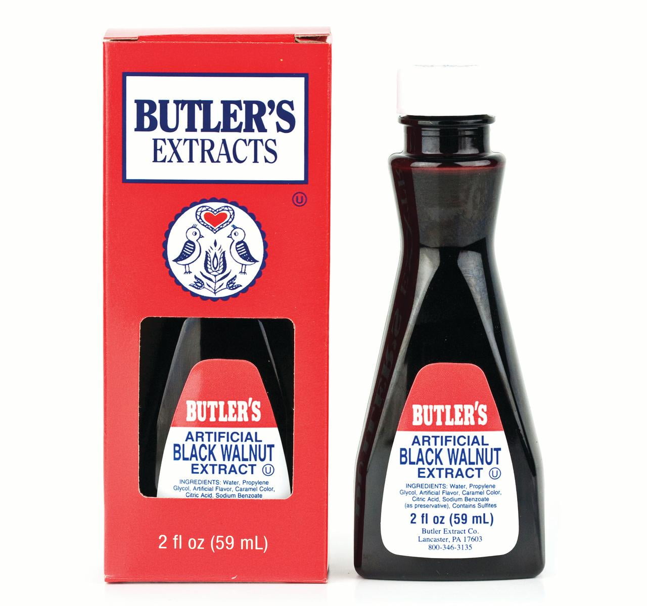 Butler's Best Black Walnut Extract 2 2 Fl. Oz. Bottles