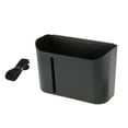 thumbnail image 1 of Bote de basura para automóvil Unique Bargains colgante para asientos delanteros y traseros, bote de basura de plástico negro 1 pieza, 1 of 6