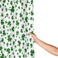 thumbnail image 3 of JOOCAR Shamrock Patrick Background. St. Patrick's Day Bathroom Shower Curtain St. Patrick's Day Bathroom Decor72 x 72 Inch, 3 of 6