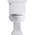 thumbnail image 4 of Kohler K-3817-0 1.28 GPF Memoirs Stately Comfort 2 Piece Elongated Chair Height Toilet - White, 4 of 7