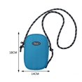 thumbnail image 1 of Bolso Bandolera Bolsa bandolera para mujer, portátil, informal, monedero, lona, ​​simple para viajes (azul) Hugtrwg Para Estrenar, 1 of 8