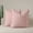 Pink, variant on 20×20 Inch Throw Pillow Cover with tassels，Soft Washable Fabric, Fringed Edge Design with Hidden Zipper, Decorative for Sofa or Couch，2 Pack