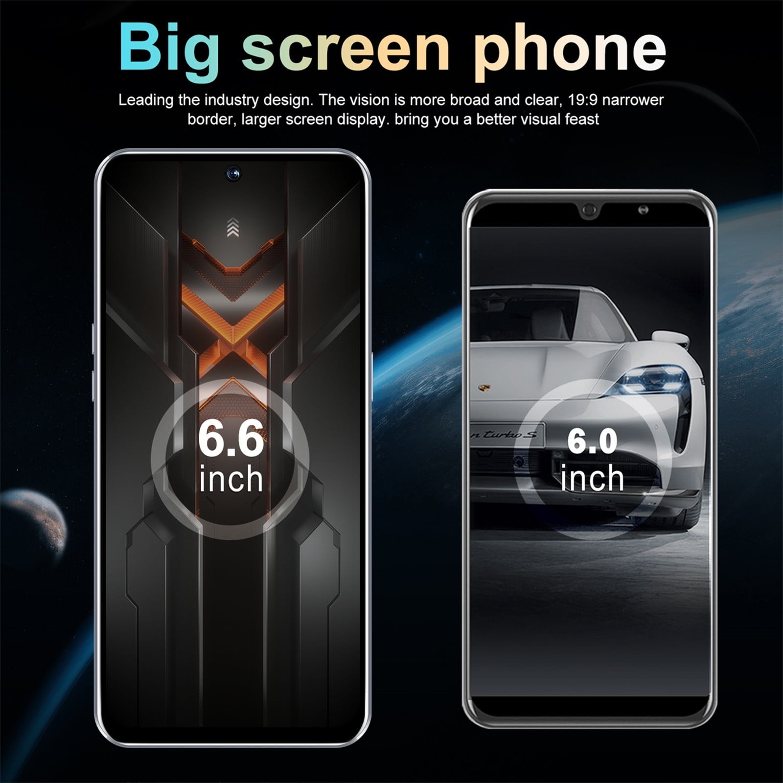 Hmsavn Smartphone 6.3-inch Incell Large Screen 3G Version 2 + 16G Electronics