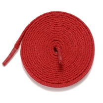 1Pair 24 27 36 45 63 72 Inch Flat Shoelaces Replacement for Sneakers Boots Red