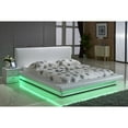 thumbnail image 4 of US Pride Furniture Faux Leather Platform Bed with LED Lights, 4 of 20