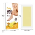 GXXGREAT Wax Strips For Hair Removal 40PCS Trimmable Gentle Body Waxing