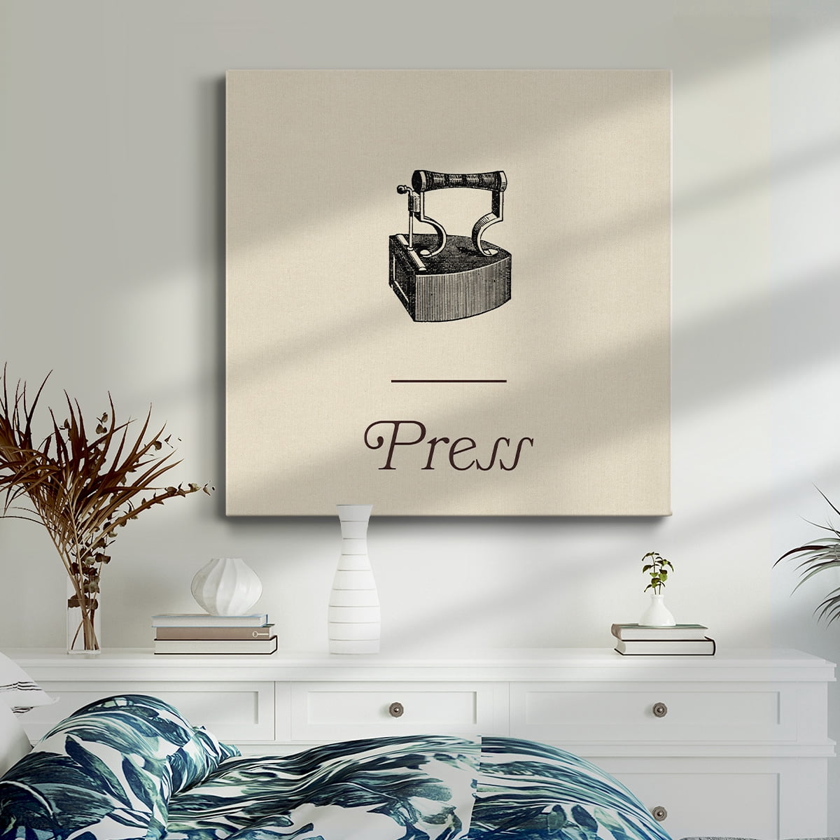 Wexford Home Laundry Sign III-Premium Gallery Wrapped Canvas, 24" x 24" - Ready to Hang