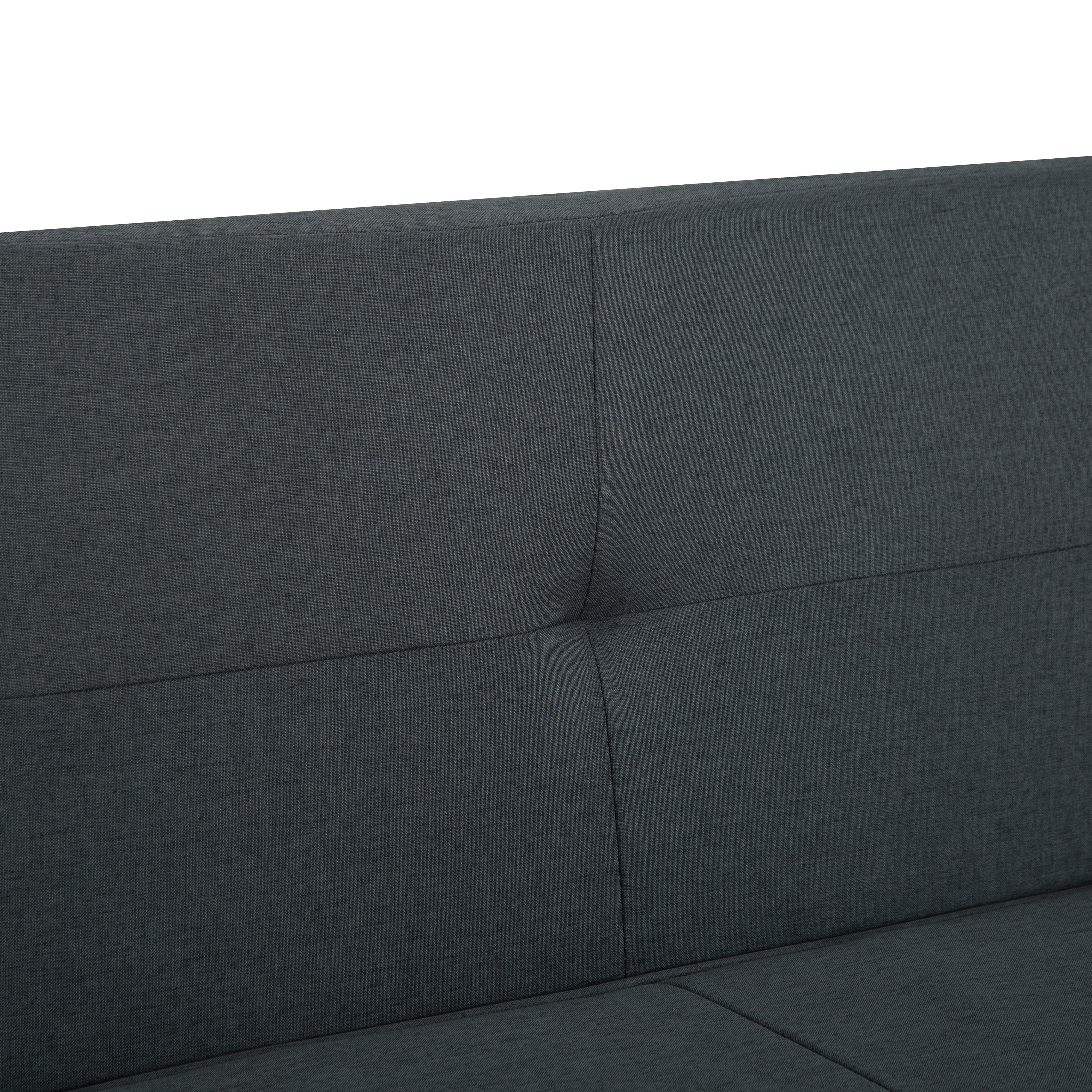BSHTI 69.88 inch Futon Sleeper Sofa,Upholstered with Polyester Fabric Convertible Sofa,Perfect for Small Spaces,Livingroom