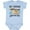 AE-Light Blue, variant on My Cousin Loves Me with Sloth and Hearts Boys or Girls Baby Bodysuit