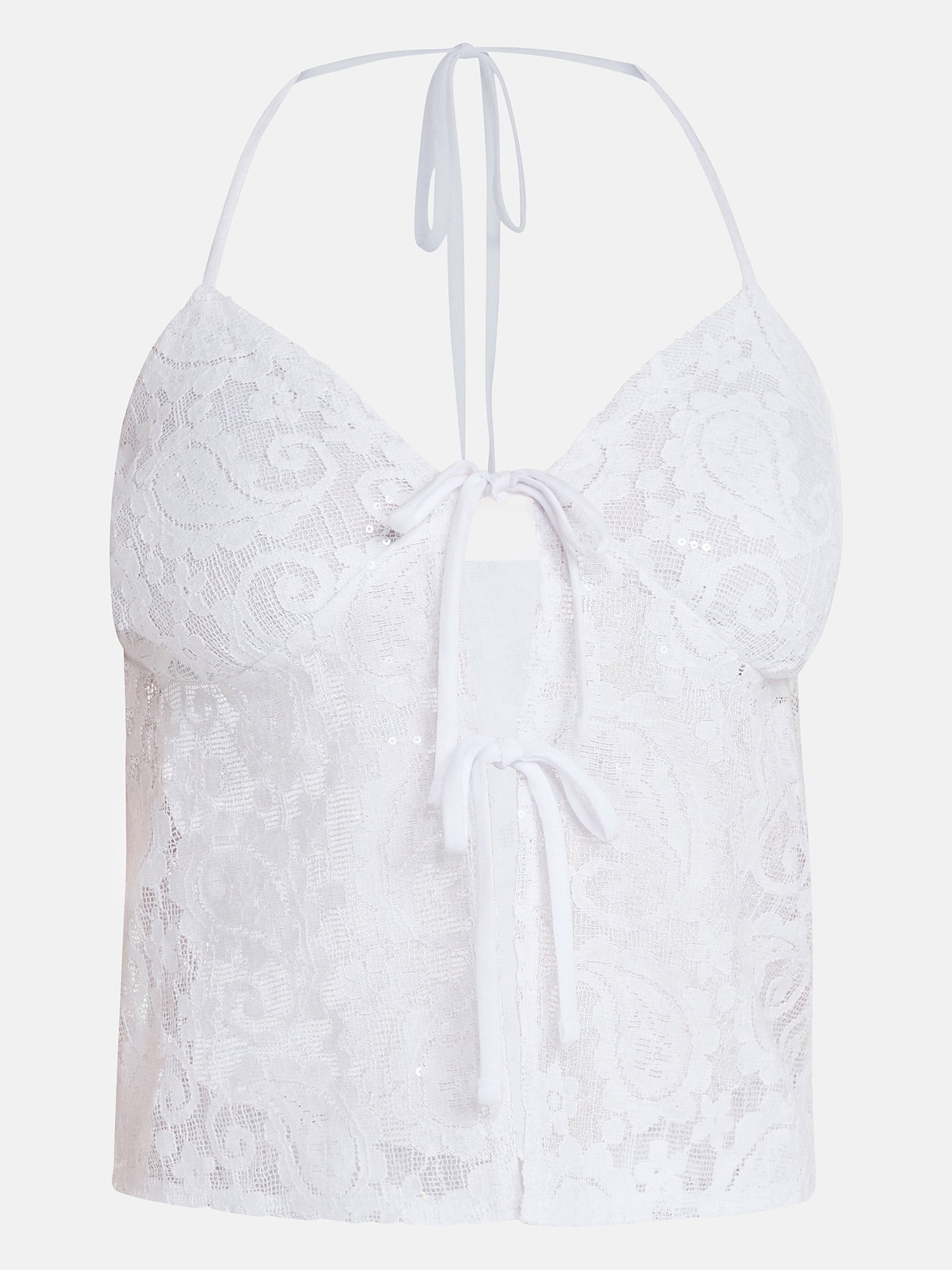 No Boundaries Lace Tank Swim Coverup, Women's XXS-XXL