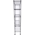 thumbnail image 3 of DIY 5-Tier Black Metal Wire Shelving Unit, 5 Tier Storage Shelves, Adjustable Modern Wire Shelf Rack for Pantry, Kitchen, Bathroom, Closet, 3 of 6