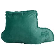 Home Soft Things Faux Fur Bedrest Pillow - Teal Green - 20 x 18 x 17