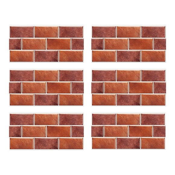 6 Sheet Peel and Stick Backsplash Subway Tile for Kitchen 6"x12" Waterproof Backsplash Tile Peel and Stick Wall Tiles for Bathroom Kitchen Camper Shower Furniture