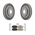 thumbnail image 1 of Transit Auto Front Coated Disc Brake Rotors and Ceramic Pads Kit for Car 2006-2010 Hyundai Sonata 3.3L KGA-100494, 1 of 11