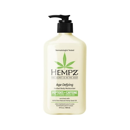 Hempz Age Defying Herbal Moisturizer Lotion for Dry Skin, 17 fl oz