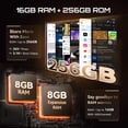 thumbnail image 4 of Smartphone Cubot X100 5G Android 15 16 GB RAM 256 GB ROM 64 MP, 4 of 6