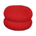 thumbnail image 3 of Elodie Round Footstool Foot Rest Vanity Chair Stool Leisure Stool Sturdy with Padded, 3 of 8