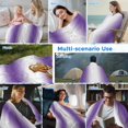 thumbnail image 5 of Purple White Ombre Cooling Blanket,Lightweight Breathable Summer Throw Blanket with Double Sided Cold Effect,Modern Abstract Art Farmhouse Gradient Picnic Blankets Bed Sheet for Hot Sleepers 60"x80", 5 of 8