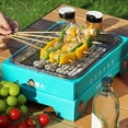 thumbnail image 3 of Barbecue Charcoal Grill,Charcoal Grill Single Use Charcoal Grill BBQ Smoker Grill Luxury Finish, 3 of 12
