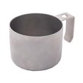 thumbnail image 3 of Taza de té para r, taza de agua, utensilios de picnic, cocina ligera resistente al desgaste Plateado Cola Taza de café al aire libre, 3 of 8