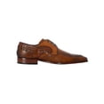 thumbnail image 3 of Jeffery West Croco Leather Derby Shoes, Brown, 3 of 9