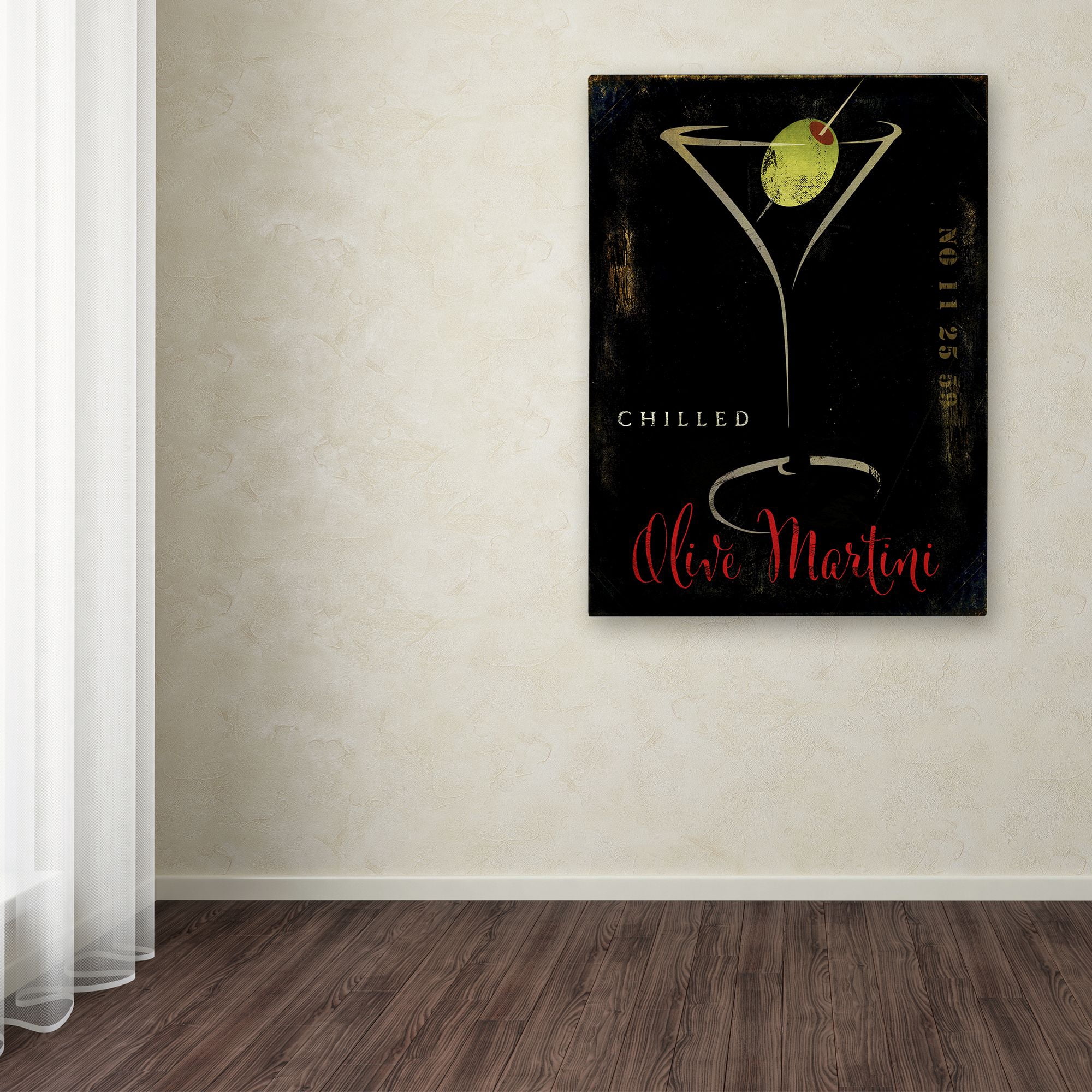 Trademark Fine Art "Olive Martini II" Canvas Art by Color Bakery