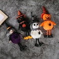 thumbnail image 3 of OAVQHLG3B Halloween Decoration Doll Pumpkin Ghost Witch Black Cat Pendant Kids Plush Toys for Indoor, Outdoor, Party, Home, Bar Decor, 3 of 7