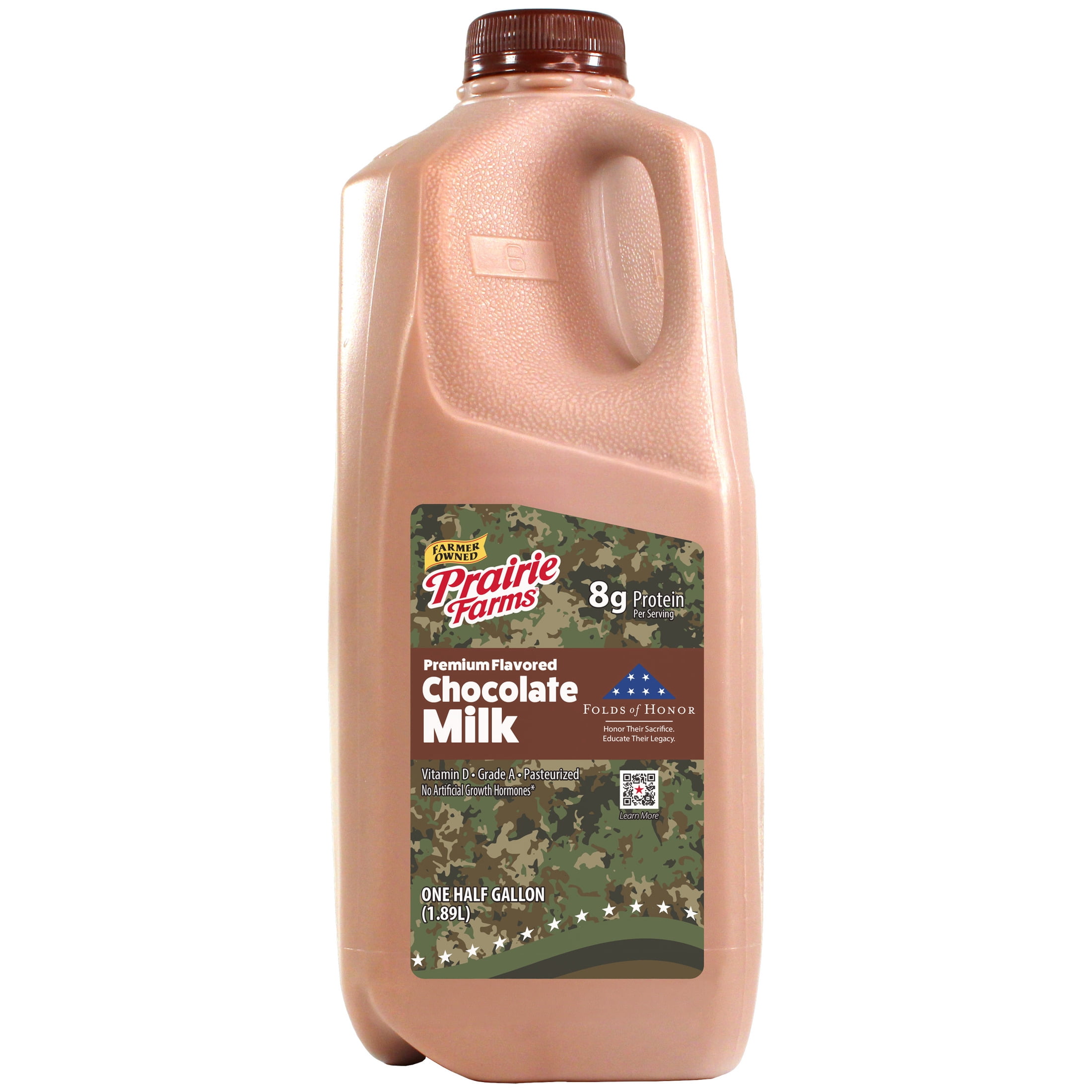 Prairie Farms Premium Chocolate Milk, Half Gallon, 64 Fl Oz