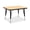 Maple/Black, variant on Berries Rectangle Student Desk - 24" X 30", E-height - Maple/Black/Black