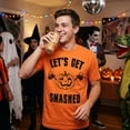 thumbnail image 4 of Mens Lets Get Smashed Funny T shirts Pumpkin Halloween Costume T shirt Graphic Tees, 4 of 9