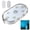 Ice Blue, variant on 1pc Touch Sensor USB LED Interior light LED Lamp Car Ceiling Lamp Reading Light Car Decorations Roof Interior Lighting