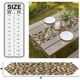 thumbnail image 3 of Leopard Printed Table Runner Linen Burlap Table Runner 72 Inches Long Modern Animal Fur Patterns Dresser Scarves for Kitchen Island Coffee Dining Room Party Wedding Banquet Holiday Decoration 13"x72", 3 of 8