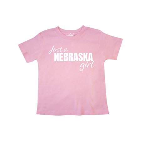 

Inktastic Just a Nebraska Girl Born and Raised Gift Toddler Toddler Girl T-Shirt