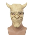 thumbnail image 3 of Cubierta facial de látex para cosplay, figura de película de terror, cubierta facial de película de terror, disfraz de Halloween, rendimiento de alta gama, 3 of 6