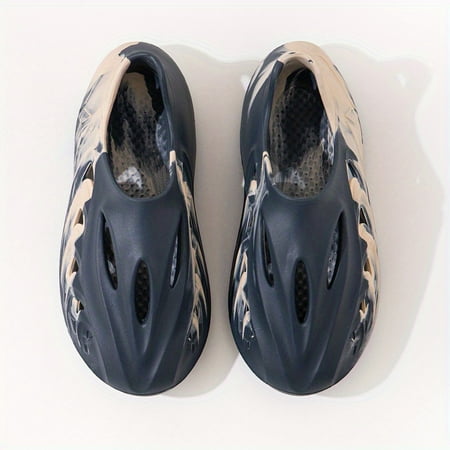 

Trendy Hollow Out Closed Toe Foam Slides/Clogs Fashion Non-Slip Comfy Beach Sandals Summer New