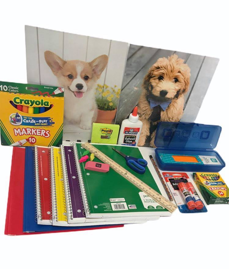 Elementary School Essentials Back to School Supplies Bundle Grades 1-4 