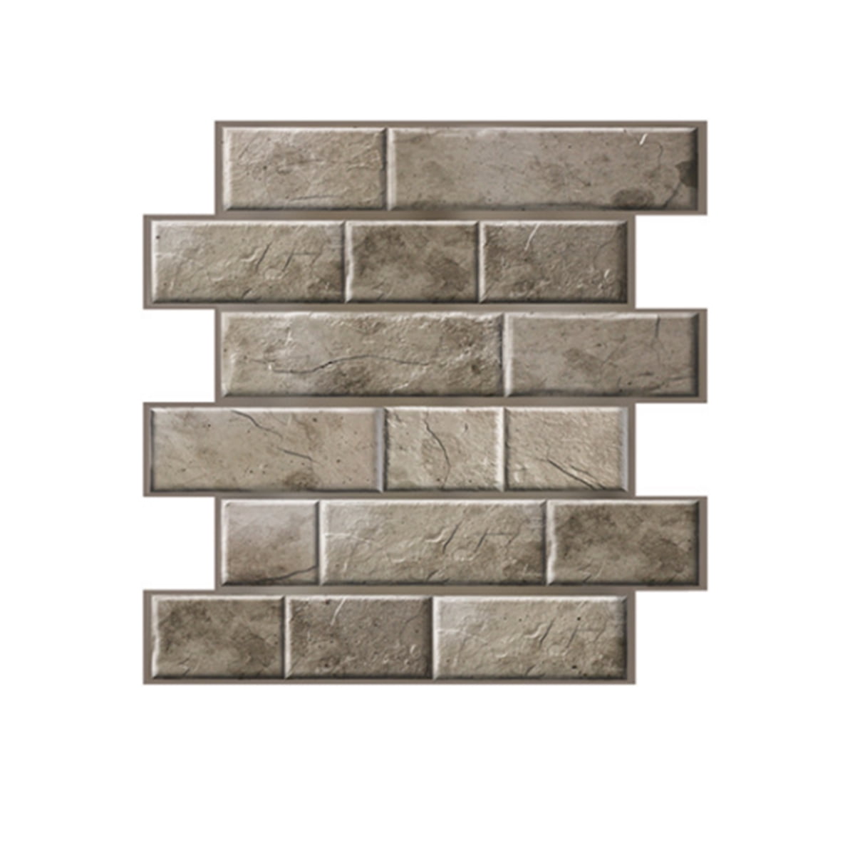 3D Brick Tile Wall Stickers Panel PVC Decal Home Room Kitchen DIY Decor 30x30cm Walmart Canada