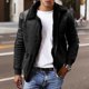 thumbnail image 4 of Men Winter Plush Lining Overcoat Neat And Smooth Stitching Overcoat For Home Office Gathering Or Shopping, 4 of 5